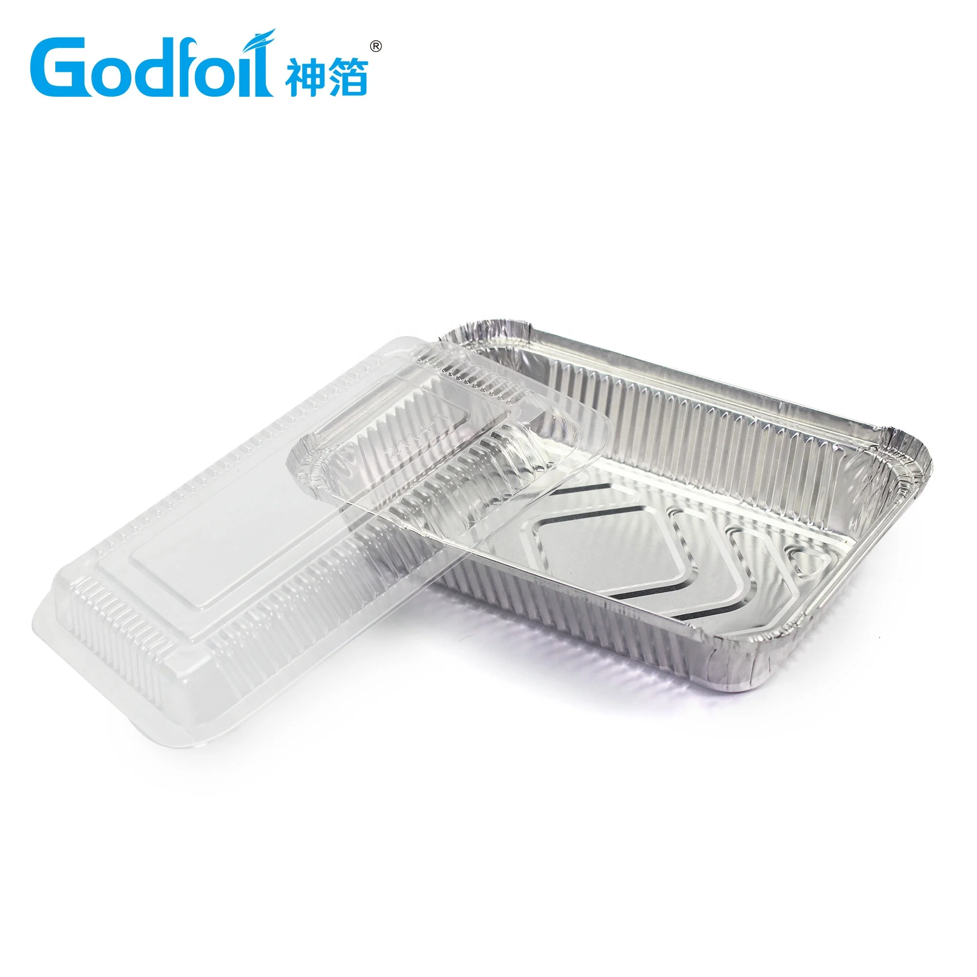 Container/take Out Container /aluminum Disposable Container Food Tray Aluminum Foil 750ml/1.5lb Packaging Eco-friendly