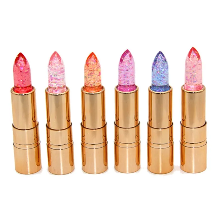 
Wholesale Private Label Moisturizer Jelly Lipstick Magic Color Change Waterproof Long Lasting Shimmer Red Lipstick Private Label 