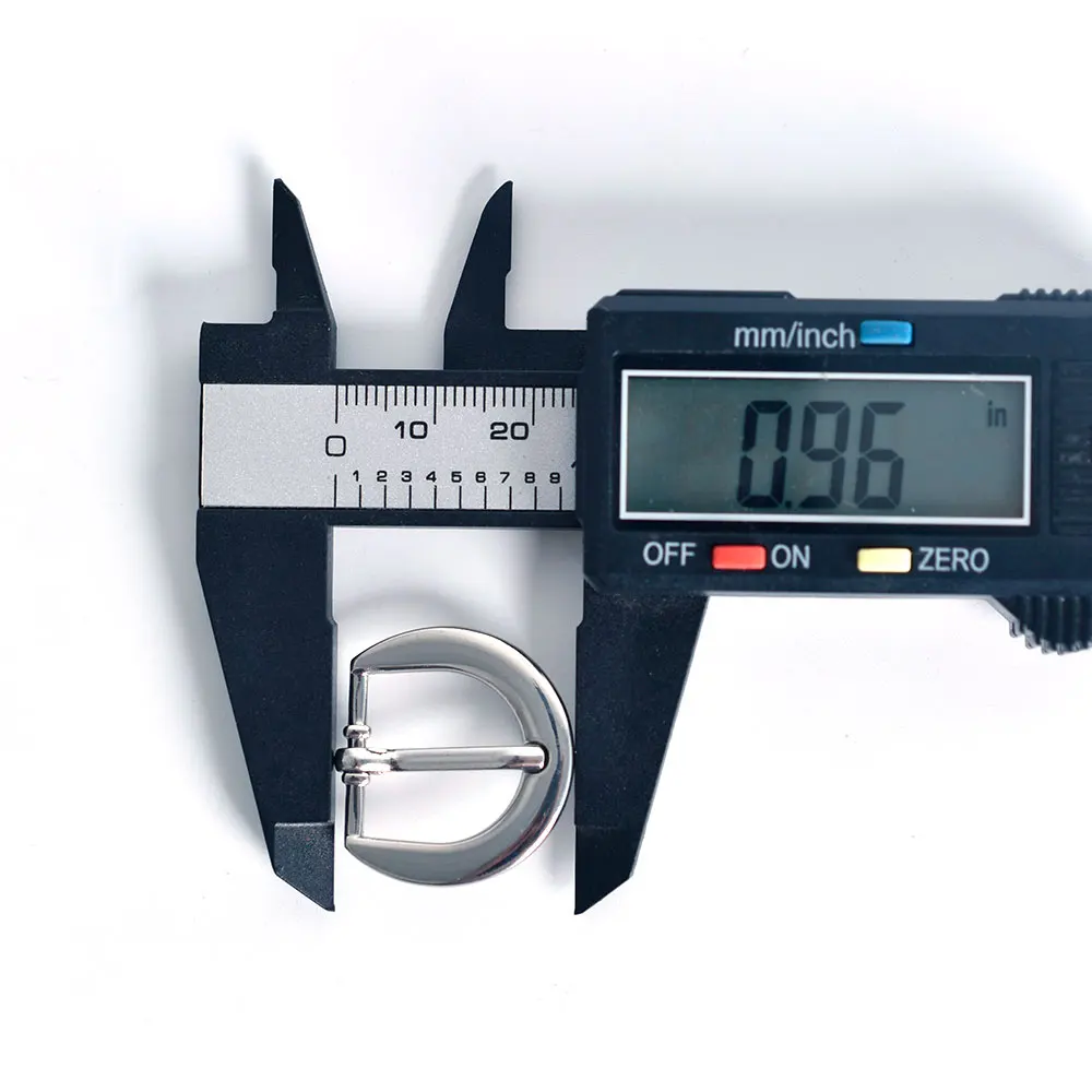 Hot Sale 5/8 Inch Nickel Plated Finish Dee Half Belt Buckle for 5/8 Inch