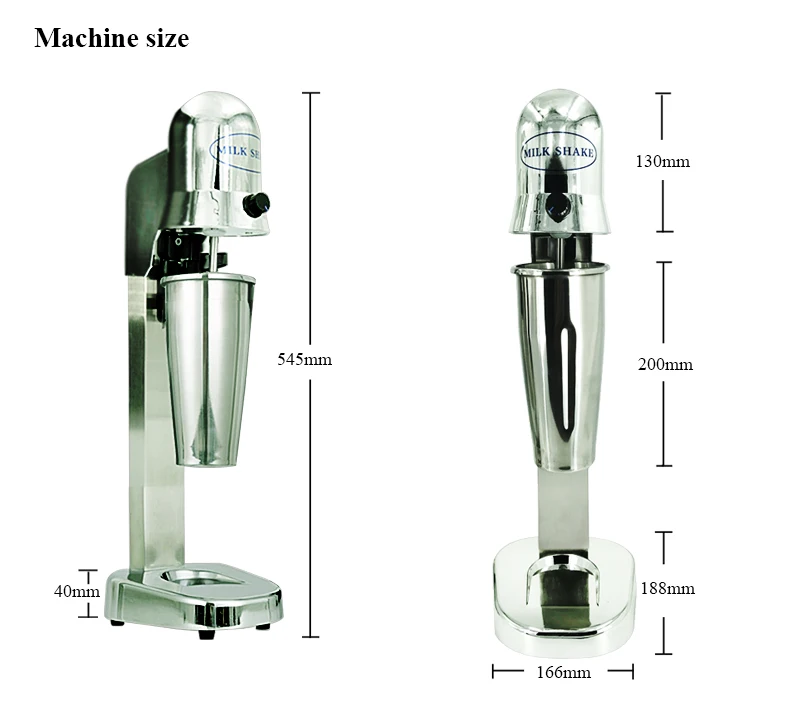 2024 New Milk Shake Machine, Specially Designed for Professional Mixing of Liquid Beverages Commercial mixer flavored milkshake