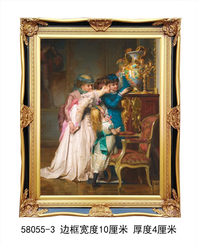 Baroque Photo Frame Customize Colors  Wooden Solid Frame Wall Home Decor Frame