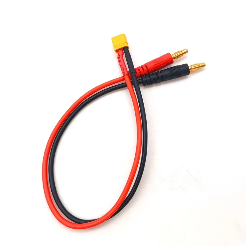 4.0mm Banana Plug to XT30U Male Charging Cable 16AWG Wire RC Lipo Battery Car Airplane Imax B6 Charger