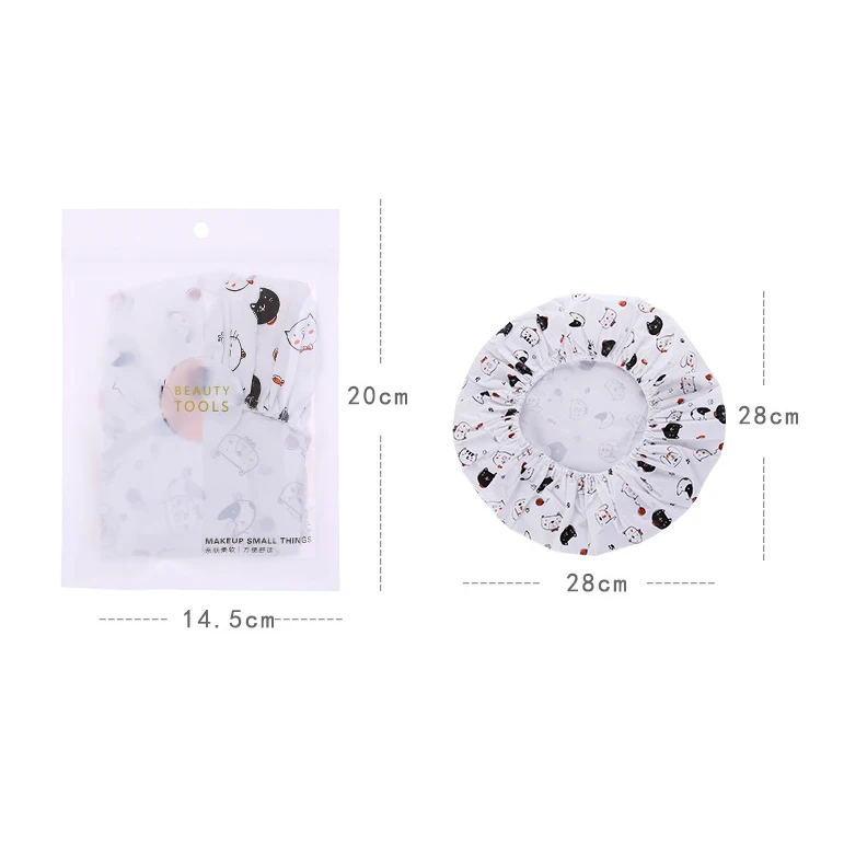 Lameila New shower caps custom waterproof hair cap for shower C0815