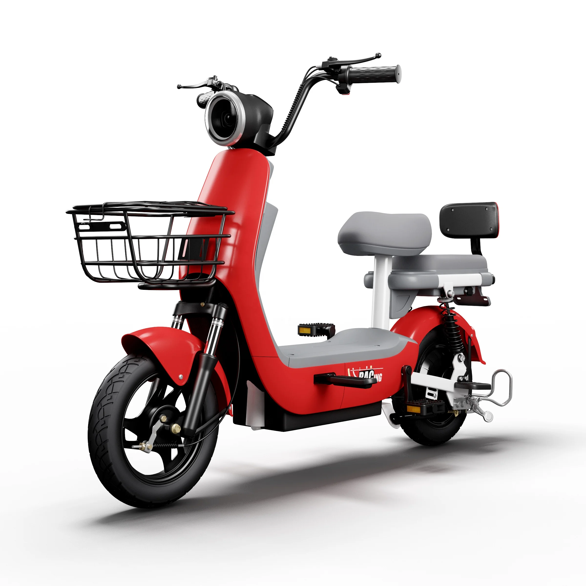 2022 New pedal electric vehicle 48V high speed electric bicycle anti-theft alarm powerful electric scooter
