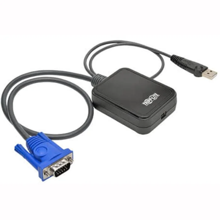 New and Original Tripp Lite B032-VU1 KVM Console to USB 2.0 Portable Laptop Crash Cart Adapter 1080p Good Price