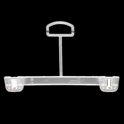 custom 1102 white adult skirt clothes display non-slip plastic bottom pant hanger clip