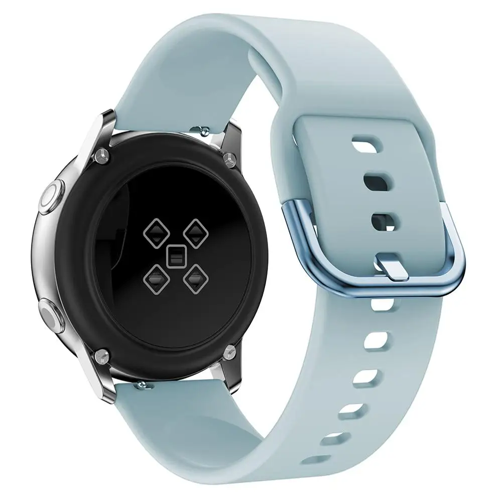  20 мм силиконовый ремешок для наручных часов Samsung Galaxy Watch активный 42 шестерни S2 замена спортивный браслет