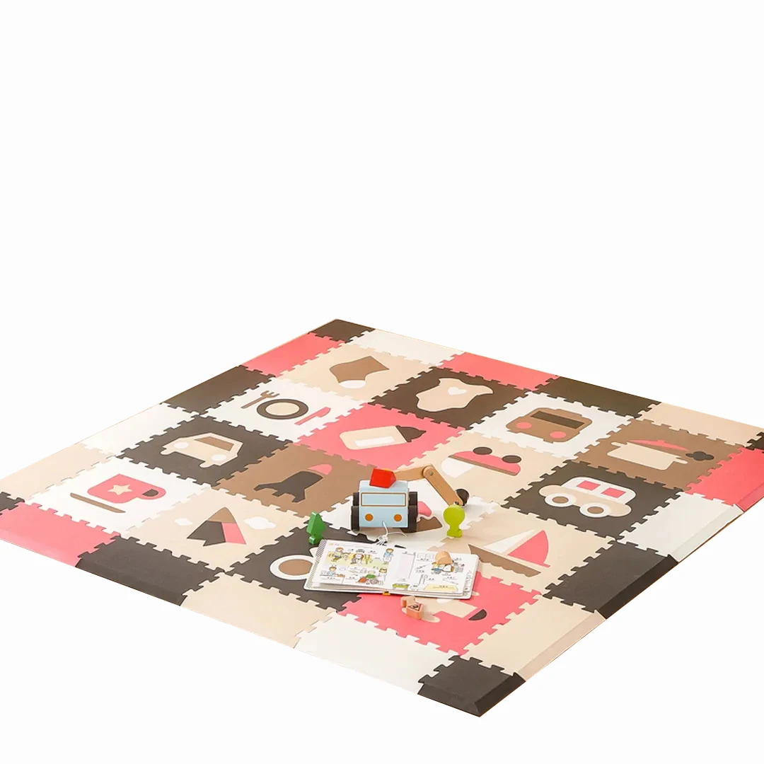 Customizable designed Eva Foam Baby Puzzle Floor Play Mat High Quality Double sided Comfortable Eva Material Foam Mat
