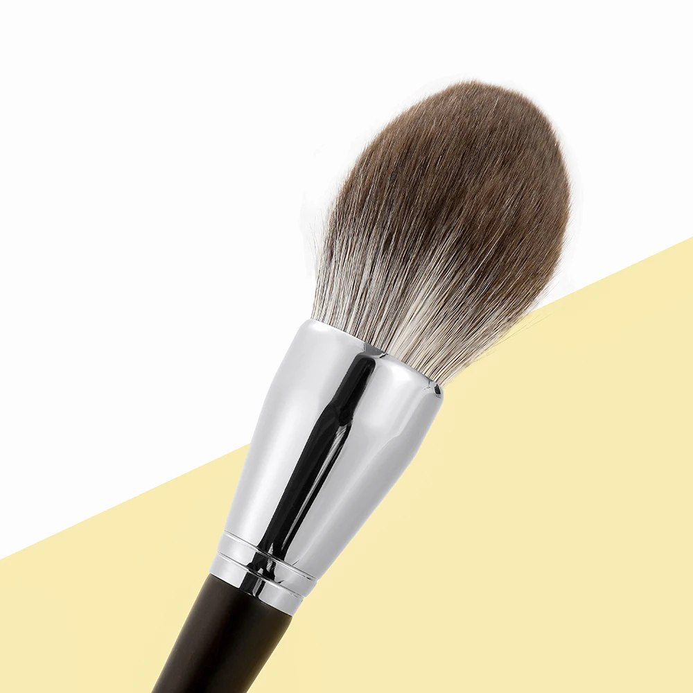 Fox fur ebony Powder brush Private Label Makeup Brushes
