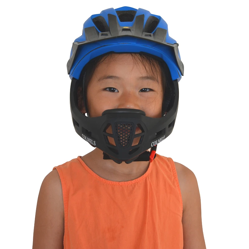 
EPS Foam Integrally Molded Downhill Bike Helmet Breathable 13 Air Vents Full Face Bike Helmet Protecting Chin Downhill Helmet 