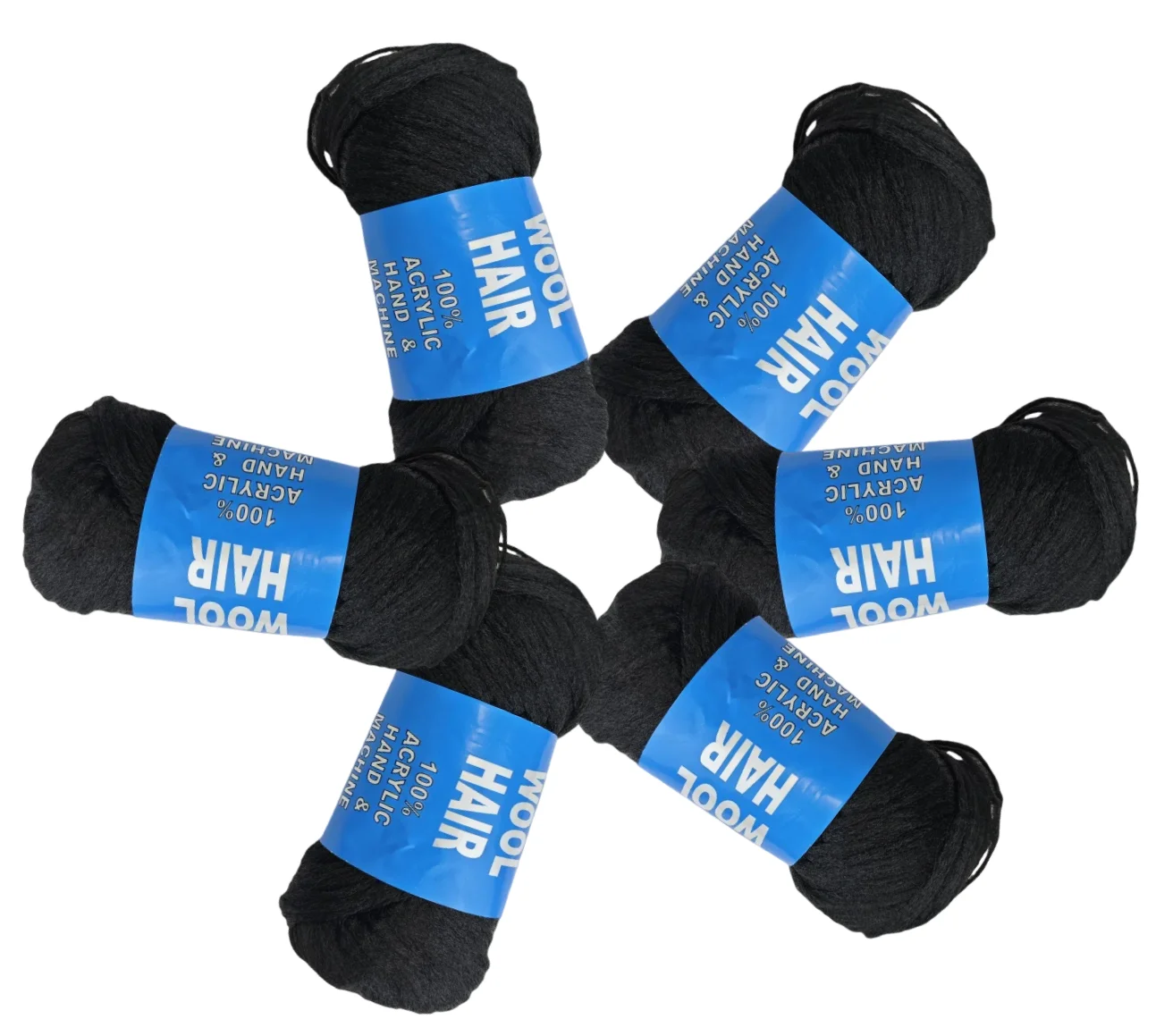 Торговая гарантия дешевая 100% шерстяная пряжа для африканских женщин наращивания волос черных