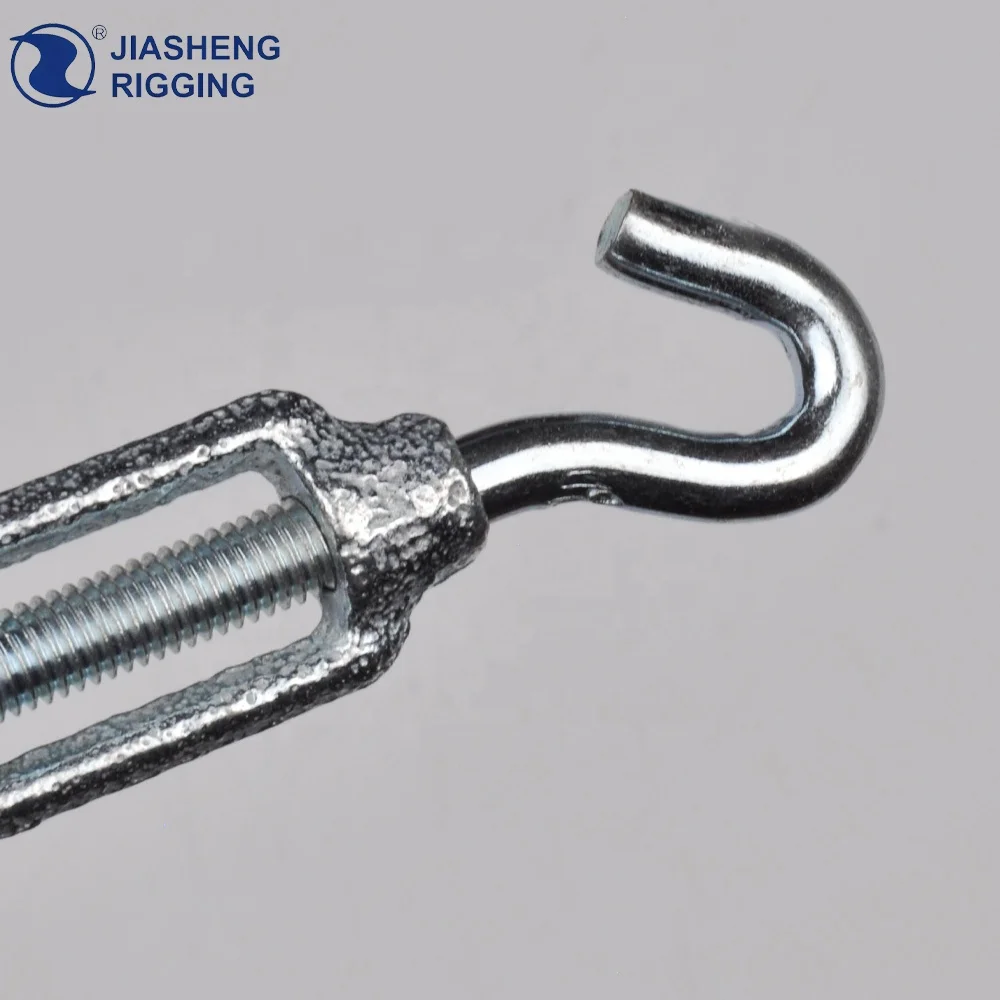 Циндао jiasheng сверхпрочная углеродистая сталь кованая оцинкованная Двойная Поворотная Пряжка
