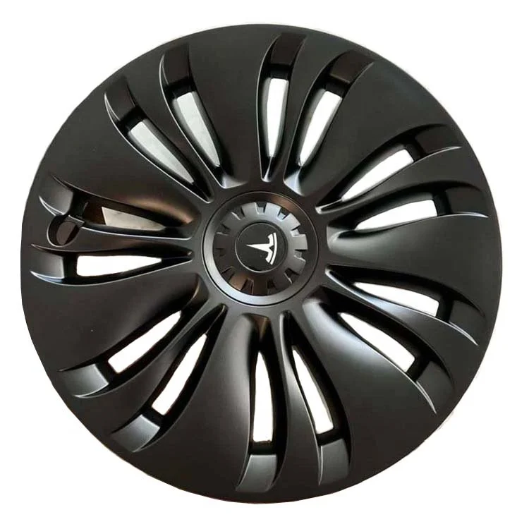 Creease 4PCS ABS 19-Inch Hubcap Wheel Covers Replacement Wheel Exterior Cap Kit For Tesla Model Y 2022 Car Accessories