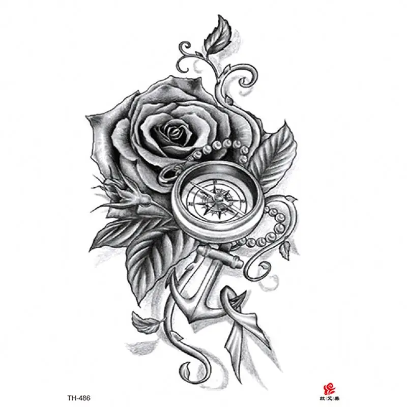 Large Image For Full Arm Temporary Tattoo Sticker Wholesale High Quality Body Visible Half Sleeve Stickers