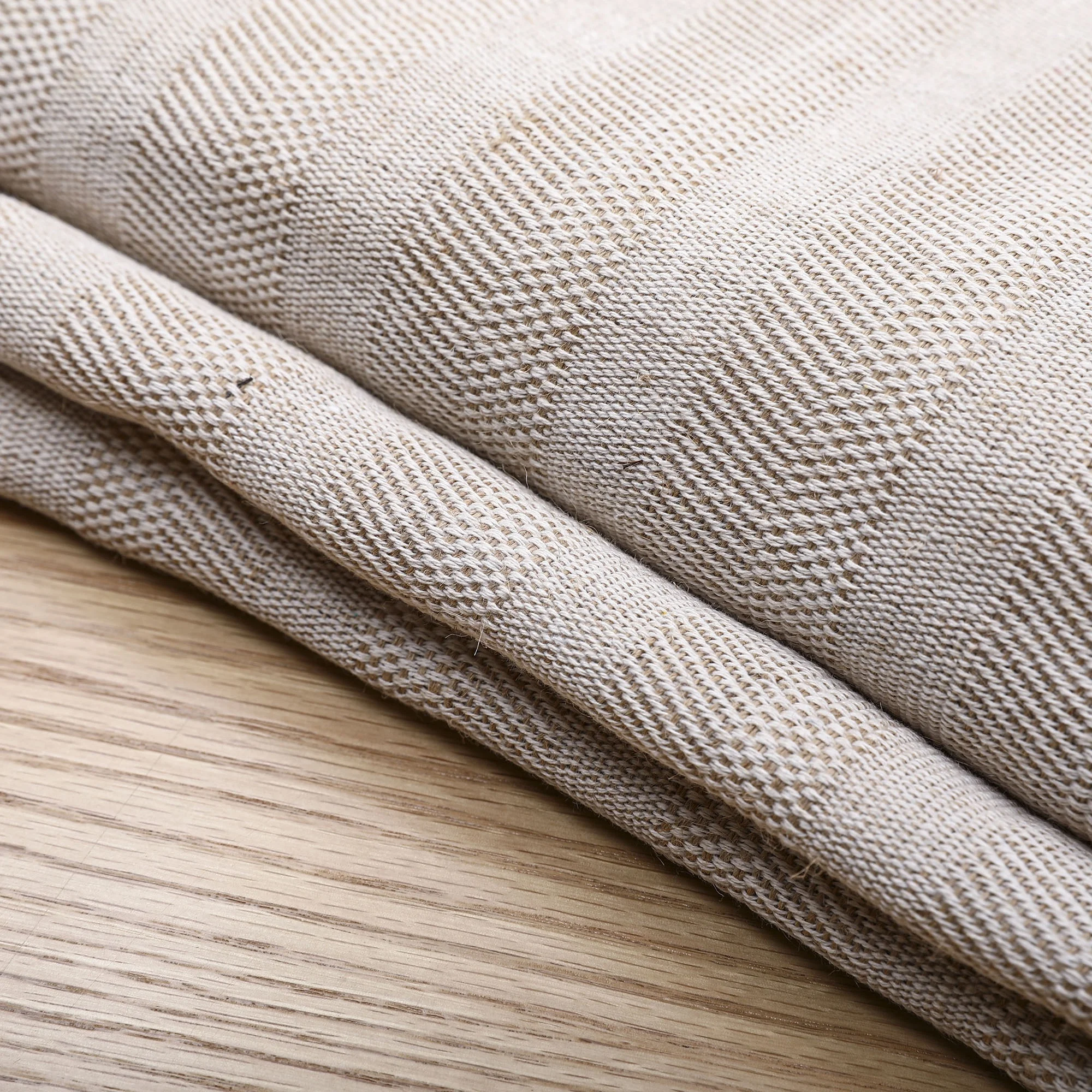 60% Jute 40% Cotton Fabric Cotton Burlap Linen Fiber High Quality Jacquard Weave