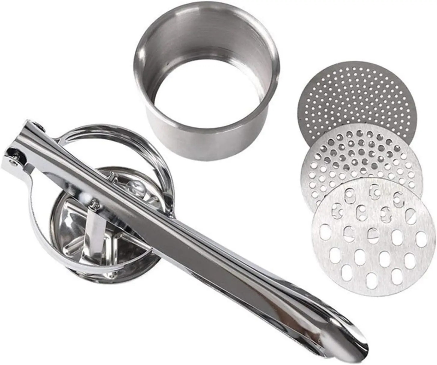 Stainless Steel High Quality Potato And Baby Food Mill With 3 Milling Discs