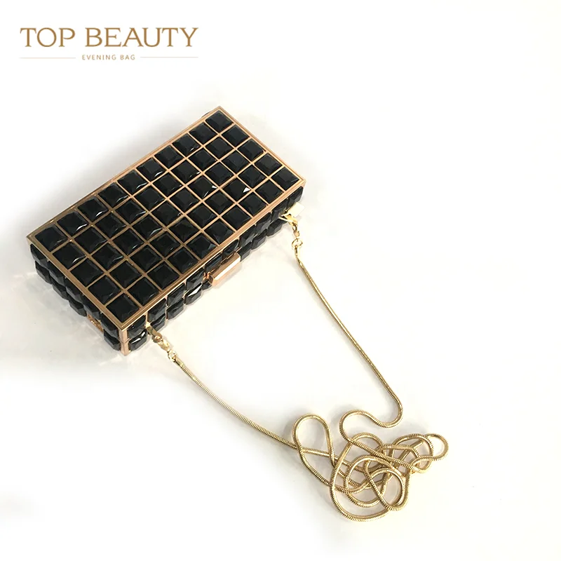 
New Design Fashion ladies acrylic shoulder bag clutch Bags For Dinner satin acrylic evening bag metal clutch bag evening women 