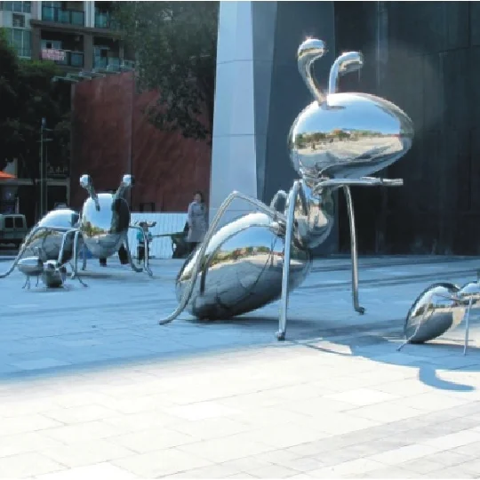 3d motif ant Modelling animals outdoor art deco garden bollard light waterproof landscape public IP67 decoration sculpture lamp