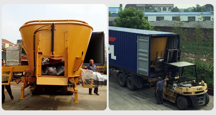 High strength 6CBM cattle goat small sheep stationary tmr feed mixer wagon machine for sale
