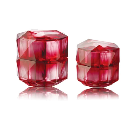 Custom Printing Packaging Bottle 30g 50g Acrylic Empty Plastic Cosmetic Cream Jar