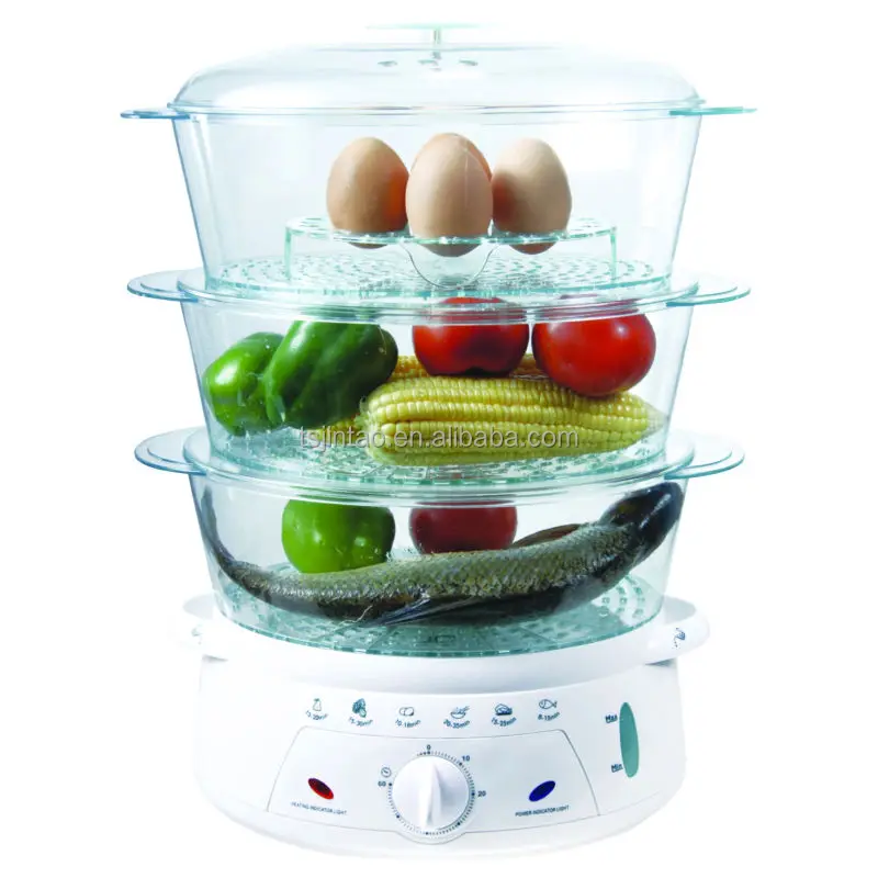 home appliance 3-layers electric  Food Steamer with bpa free