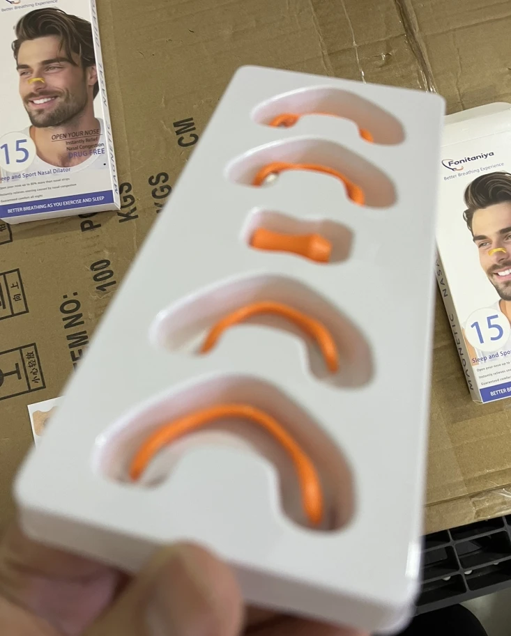 Breathing Nasal Strip Starter Kit Boost Oxygen Intake Snoring Sleep Quality Resistant Skin Magnetic magnet Nasal nose Clip strip