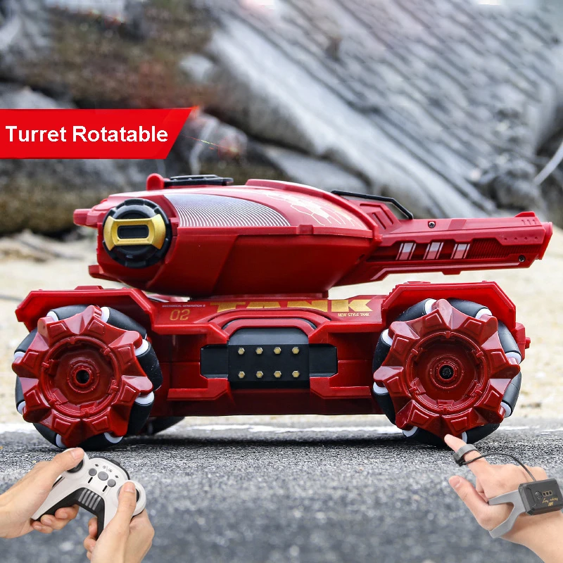 Innsfash 2.4G Gesture Remote Control Water Bomb Light Music Toy RC Water Tanks