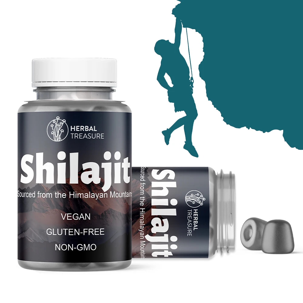 Factory Price Shilajit Gummies 60 Count for Men & Women Himalayan Pure Shilajit Gummies Delicious Vegan Flavor