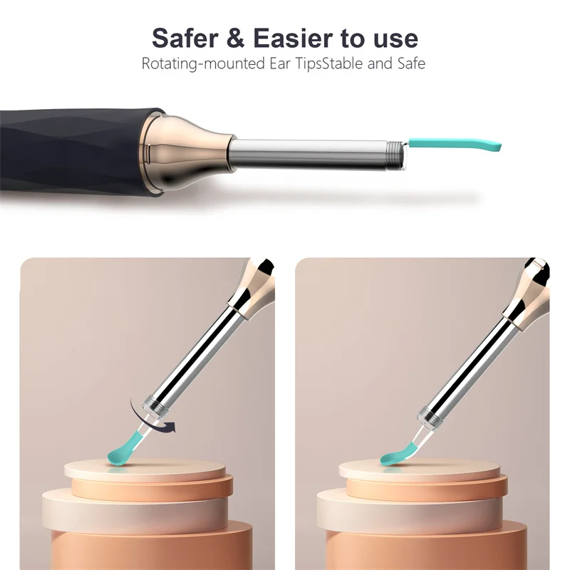 Wireless Y-201 1080P Ear Pick Tool Camera Earwax Removal Wifi Ear Cleaning Otoscope With Light Ear Cleaning Kit