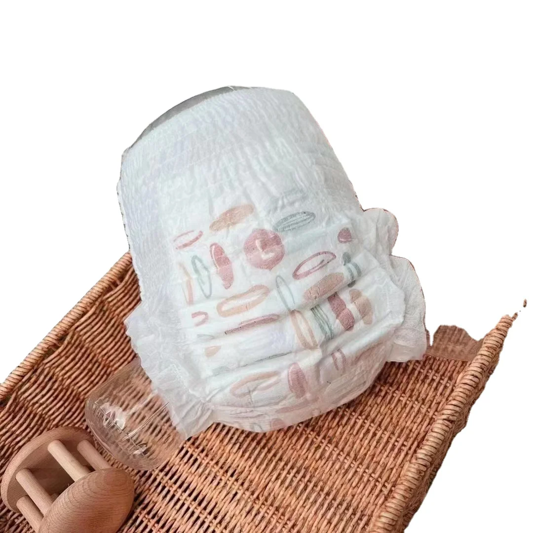 Super cheap elastic waist baby diaper baby diaper pull up pants one-time wholesale factory custom in italy