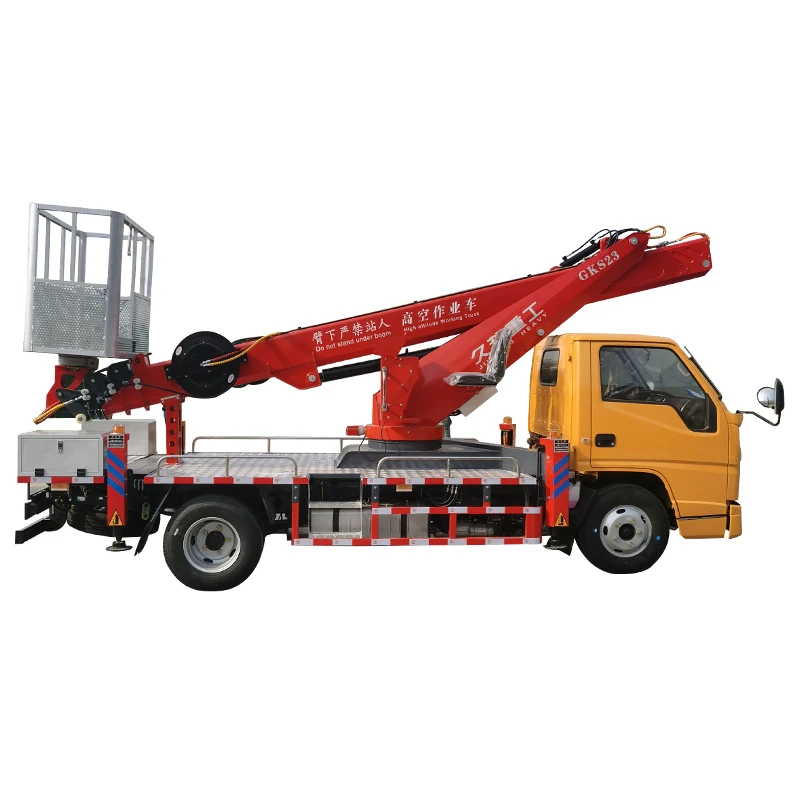 28m height overhead working truck high altitude operation truck with hydraulic lift aerial platform Truck