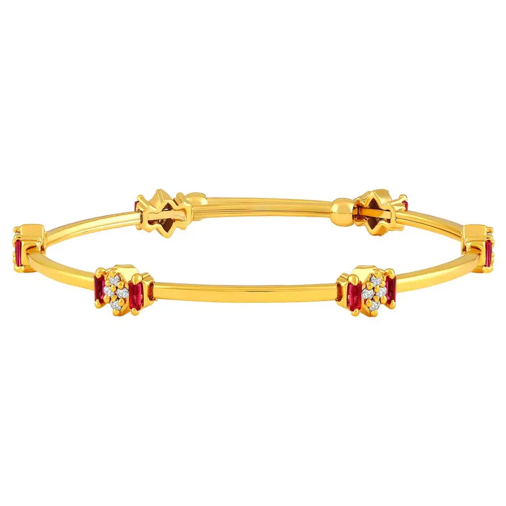 Copper Wholesale Jewellery Kundan American Diamond Stone Beaded Gold Plated Metal Fashion Chunky Bangles