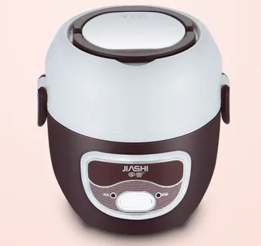 
1.35L Two Layers Cute Mini Portable Electric Stainless Steel Lunch Box Insulation Tiffin Bento Eco Lunch Boxes For Kids Workers 