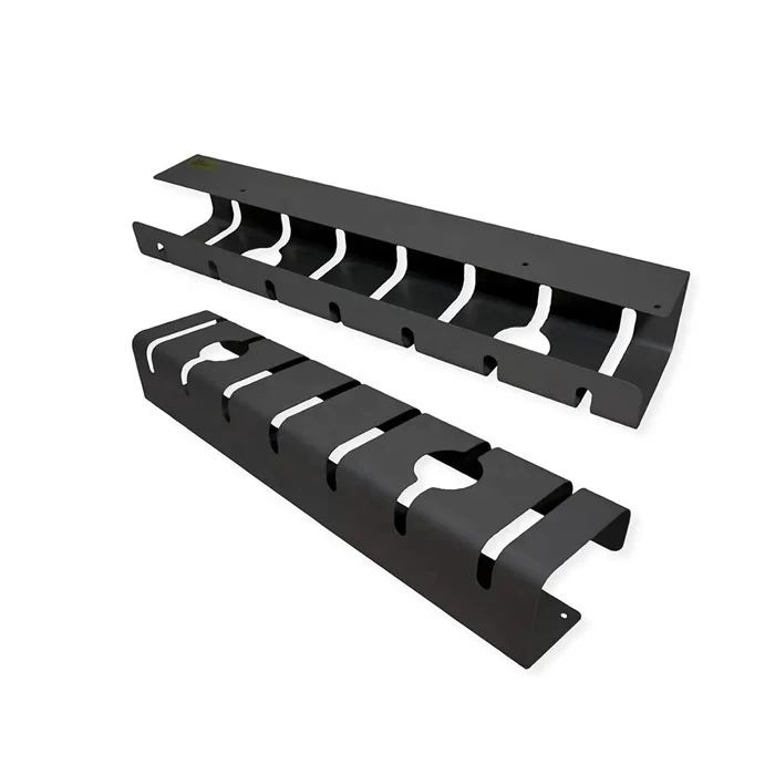 Custom Made Design Bending Metal Wire Under Desk Cable Management Organizer Tray for Home Office Studio