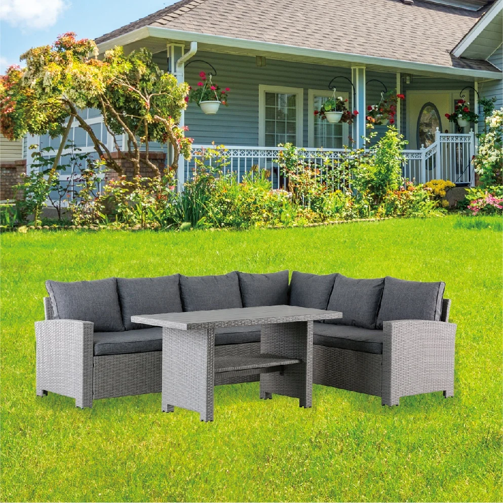 New style general use garden sofa set rattan