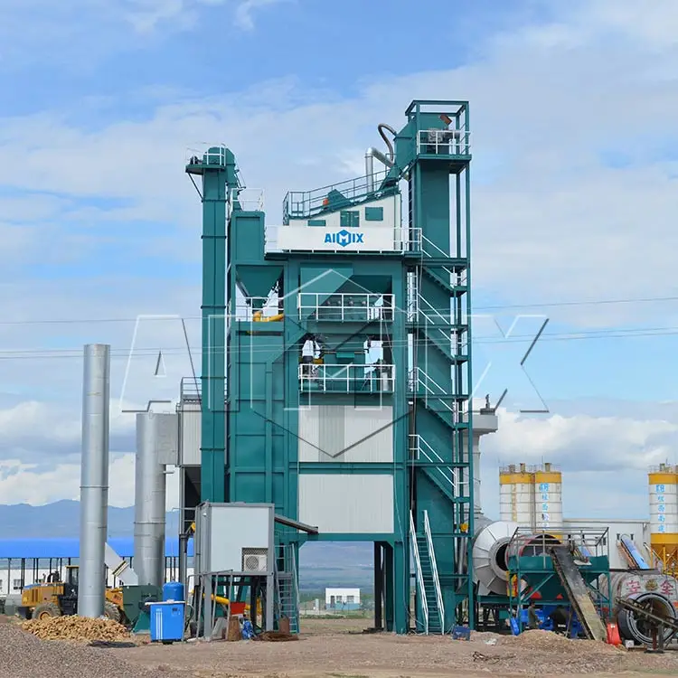 Stationary Batch Type Asphalt Mixing Plant With Capacity of 160 Tons Per Hour and 200 Tons Per Hour