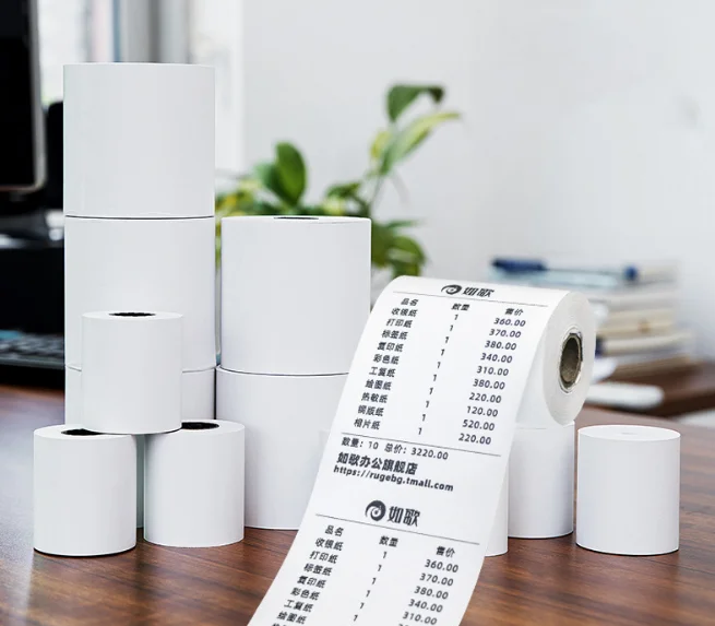 ThinType Coreless Durable Thermal Receipt Paper Mobile 58mm 30mm Mini Thermal Printer Cash Register POS Thermal Paper Roll