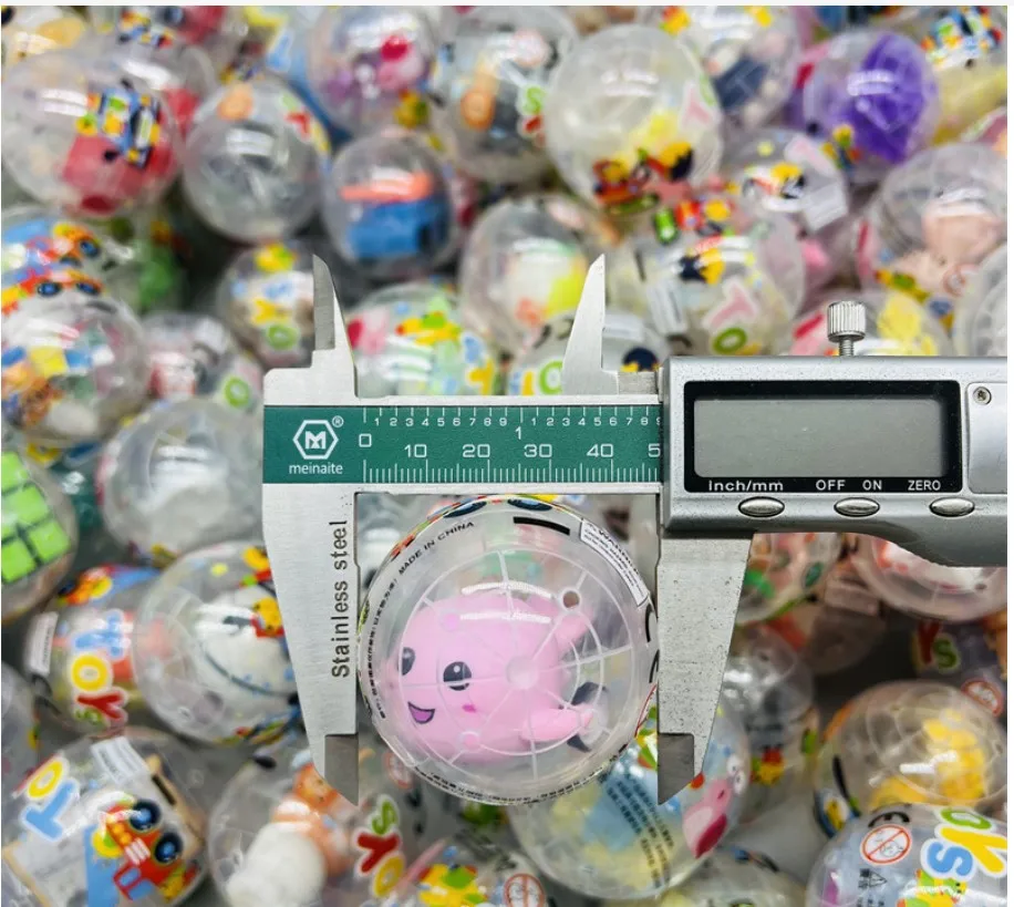 47*57mm random plastic Toys Eco-friendly Small Plastic Capsule Toys Surprise Egg Toy For Vending Machine