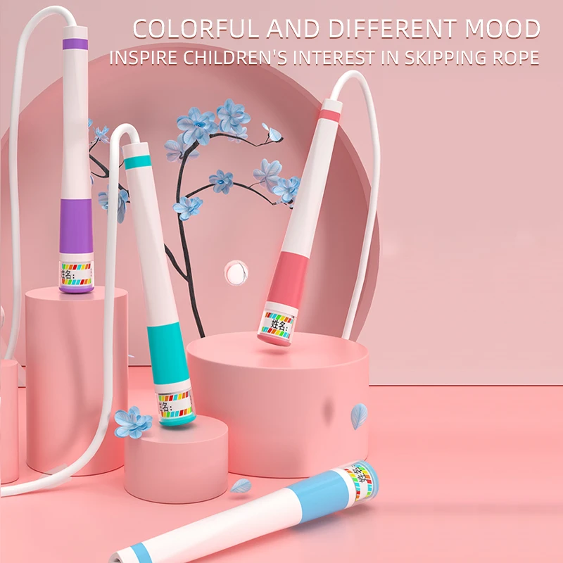 Sand learning style skipping rope without knotting unisex fancy jump rop Customizable skipping rope