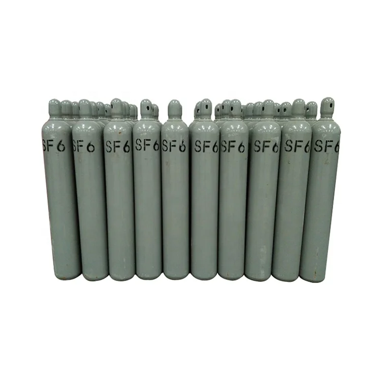 High Purity SF6 Gas, Sulfur Hexafluoride Gas in 40L Cylinder, 99.99%-99.999% Purity