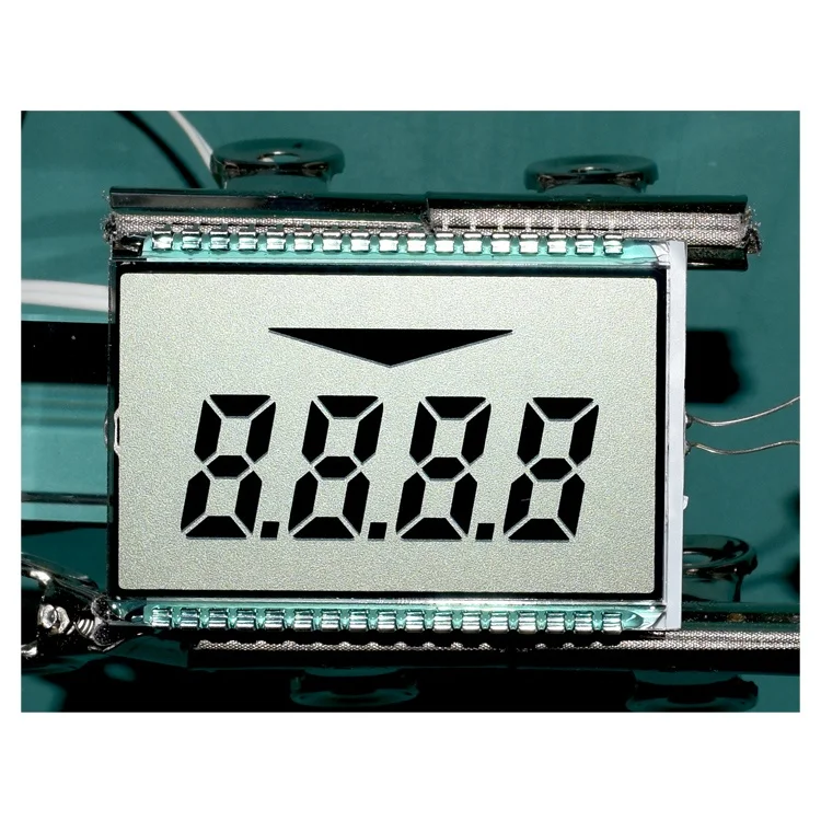 Custom Segment 4 Digit 1 Arrow Screen Board Fuel Pump Parts LCD Dispenser LCD Display Glass Modules for Fuel Oil Station Pomps