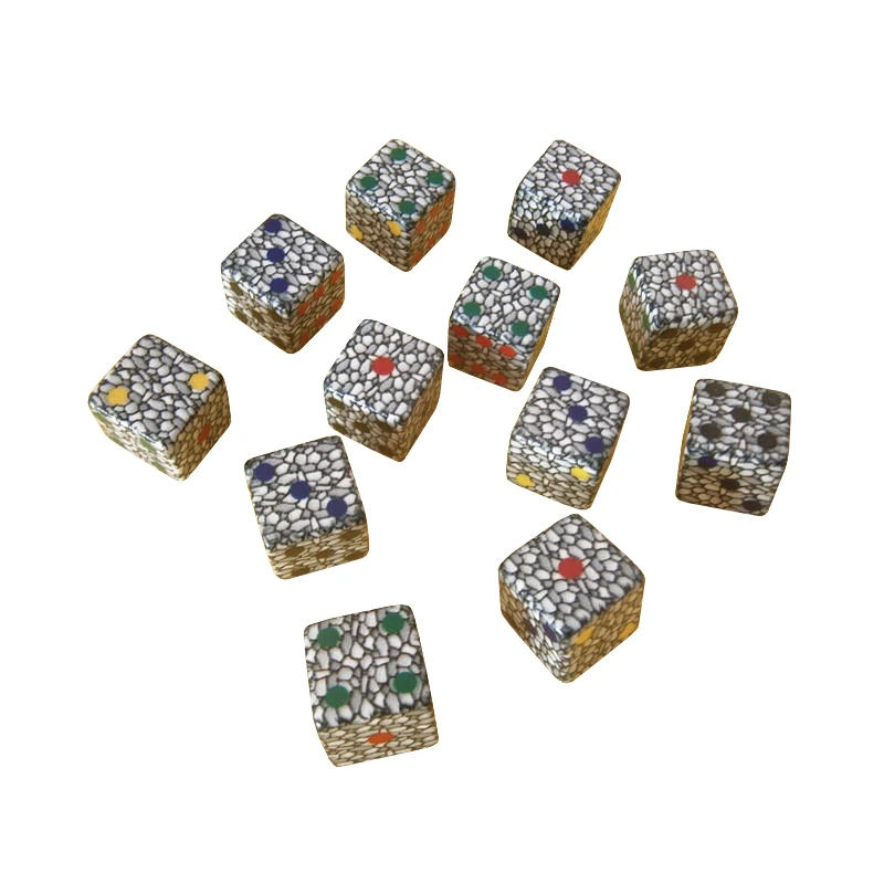 
Custom different colored acrylic resin dice for game 