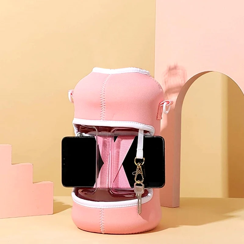 Custom Half Gallon Insulated Neoprene 64oz water bottle sleeves covers bottle cooling sleeve for water bottle storage sleeve