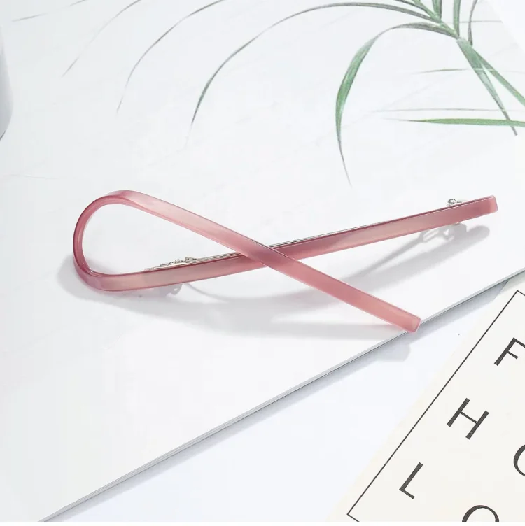 
fashion tortoise cellulose acetate hair clip plastic hair barrette fashion aliexpress hair accessories 