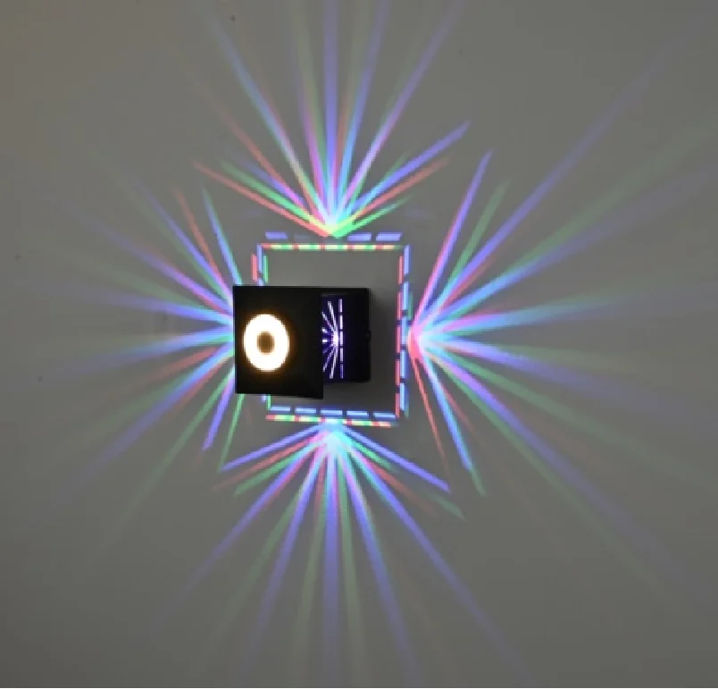 Modern Design Colorful Wall Light Lamp Waterproof Up and Down Light 4W For Bar or Entertainment Space AC85-265V