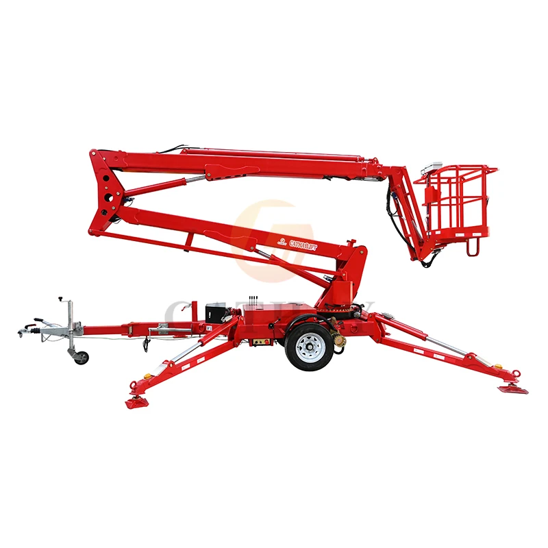 Tow Behind Small Boom Engine Cherry Picker Used