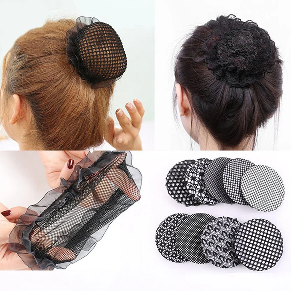 Women Fashion Hairnet Headwear Ballet Hair Snood Nets Sporting Hair Accessories