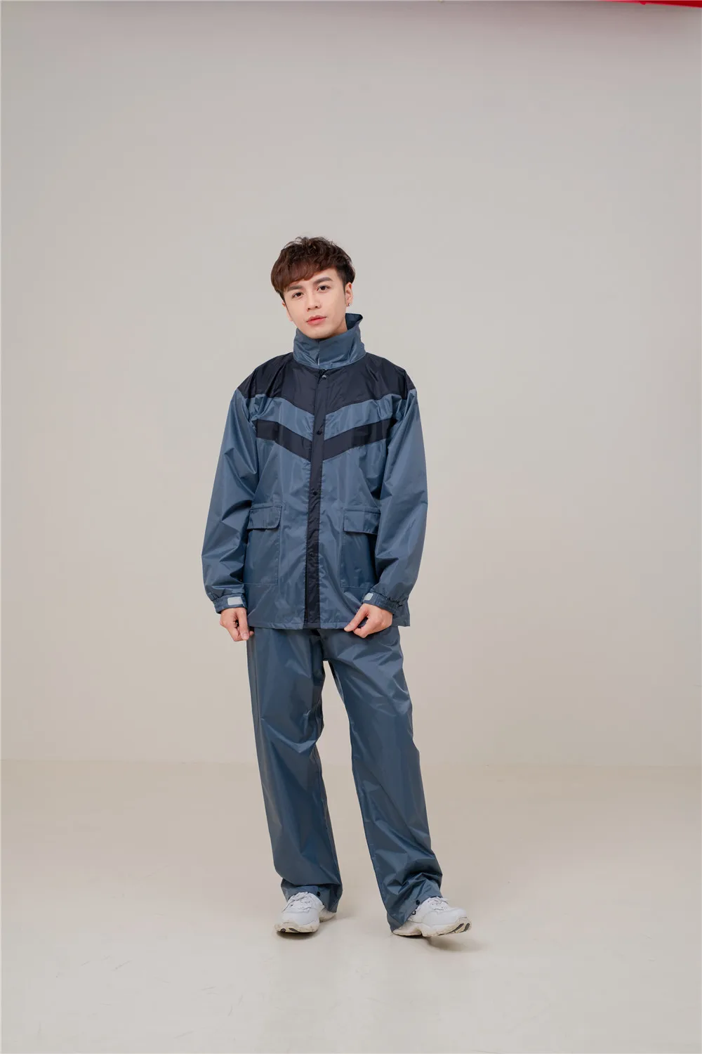 
Polyester water proof rain coat rain suit poncho for adults 