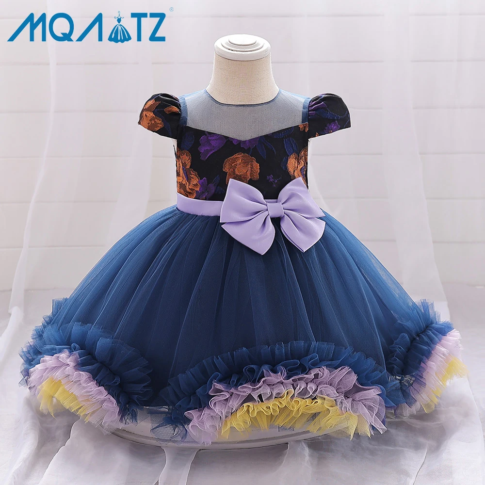 MQATZ Wholesale Kids Party Dress 2 Years Baby Girls Dress For Birthday