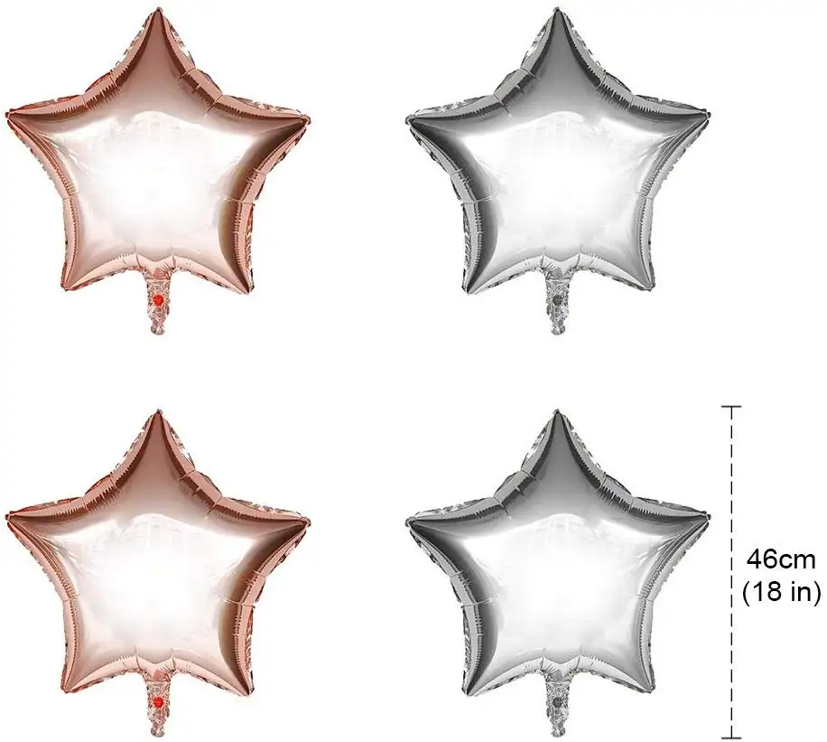 18th Birthday Decorations Party   Rose Golden Number 18 Birthday Balloons  for birthday